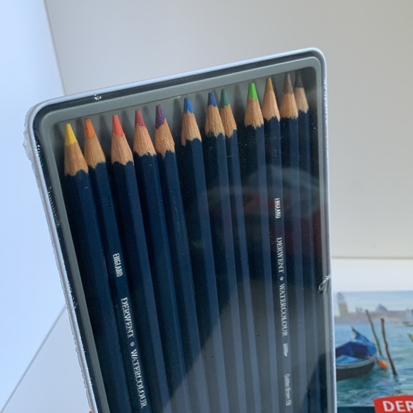 Derwent watercolour pencils 12pcs - Picture 3 of 5